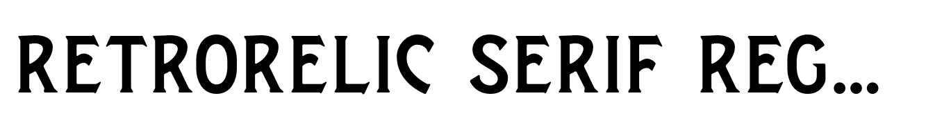 Retrorelic Serif Regular